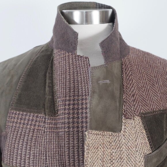 Ralph Lauren Purple Label Collection Hailey jacket blazer sz 10 patchwork $4790 - Picture 12 of 16